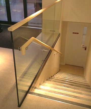 Structural Glass, Staircases, Handrails